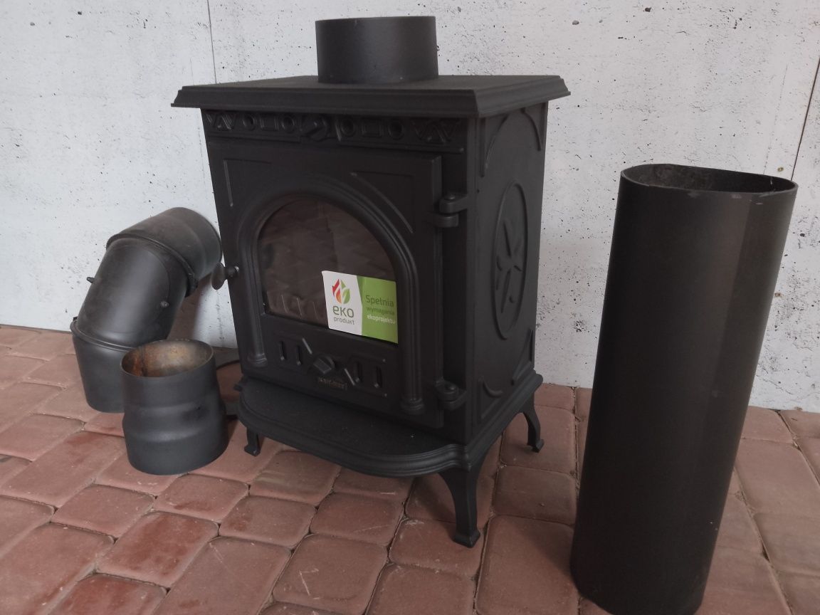 Kominek żeliwny Kawmet 6 kw plus rury