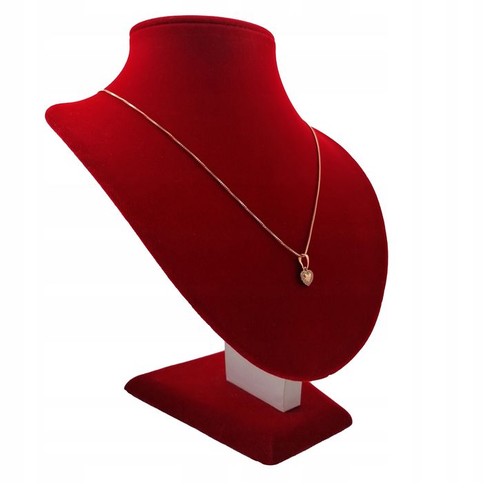 Złoty Łańcuszek Serce Serduszko Prezent Dla Niej 18k + Dedykacja Grati