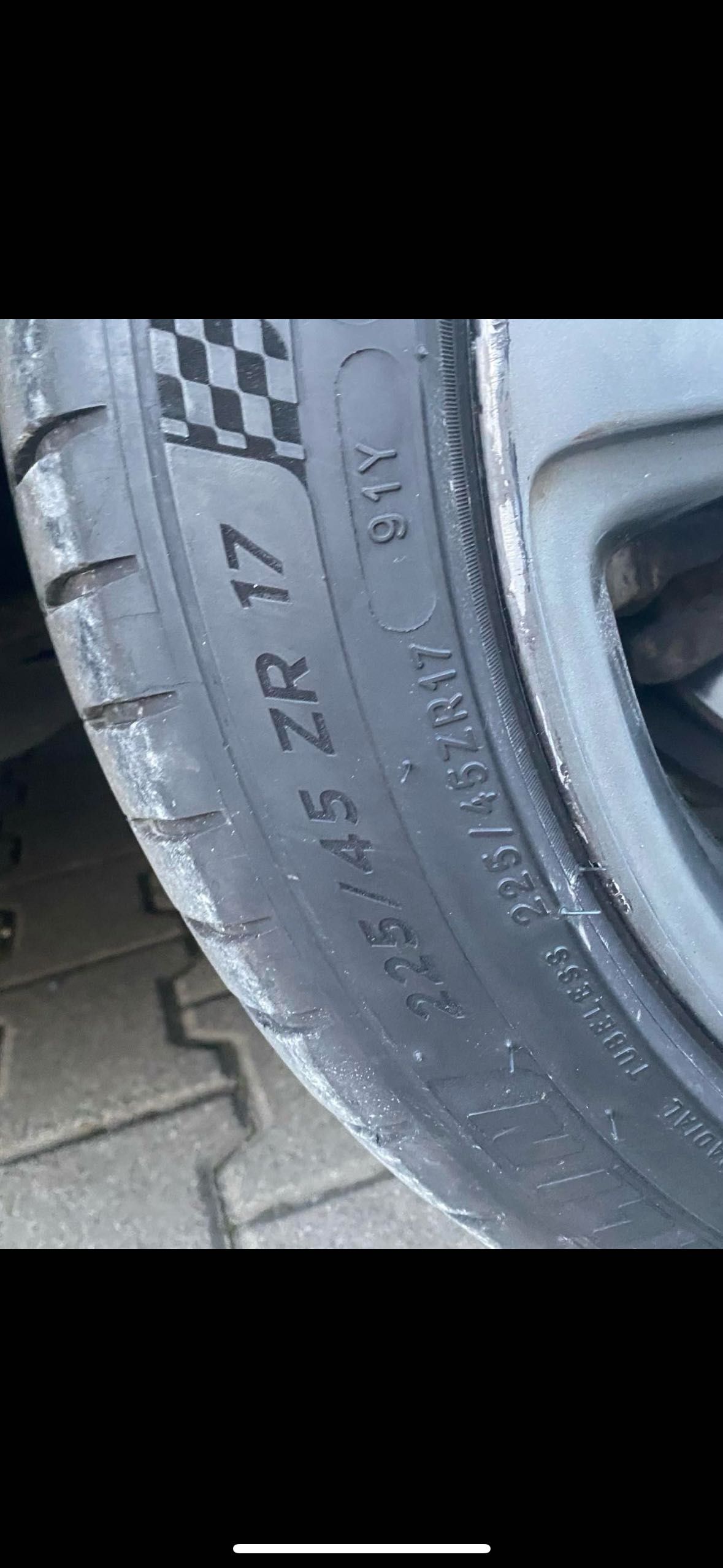 225/45/17 michelin pilot sport 4 zp