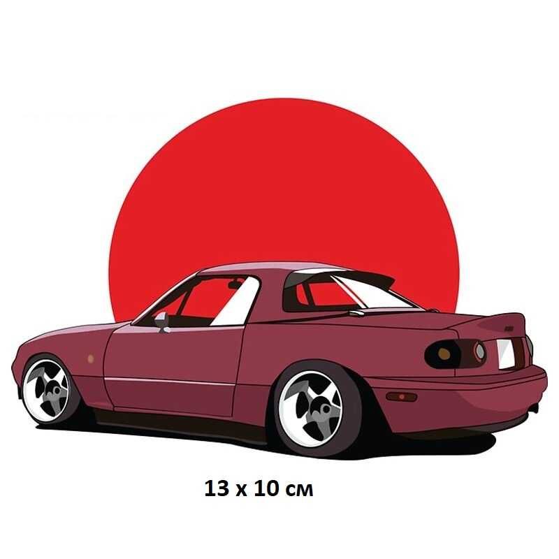 Наклейка JDM sticker mazda mx 5 miata nissan skyline GT-R R34 japan