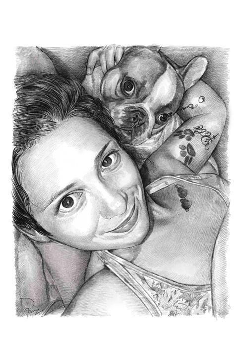 Desenho de Retratos a Grafite e Carvão a partir da sua foto