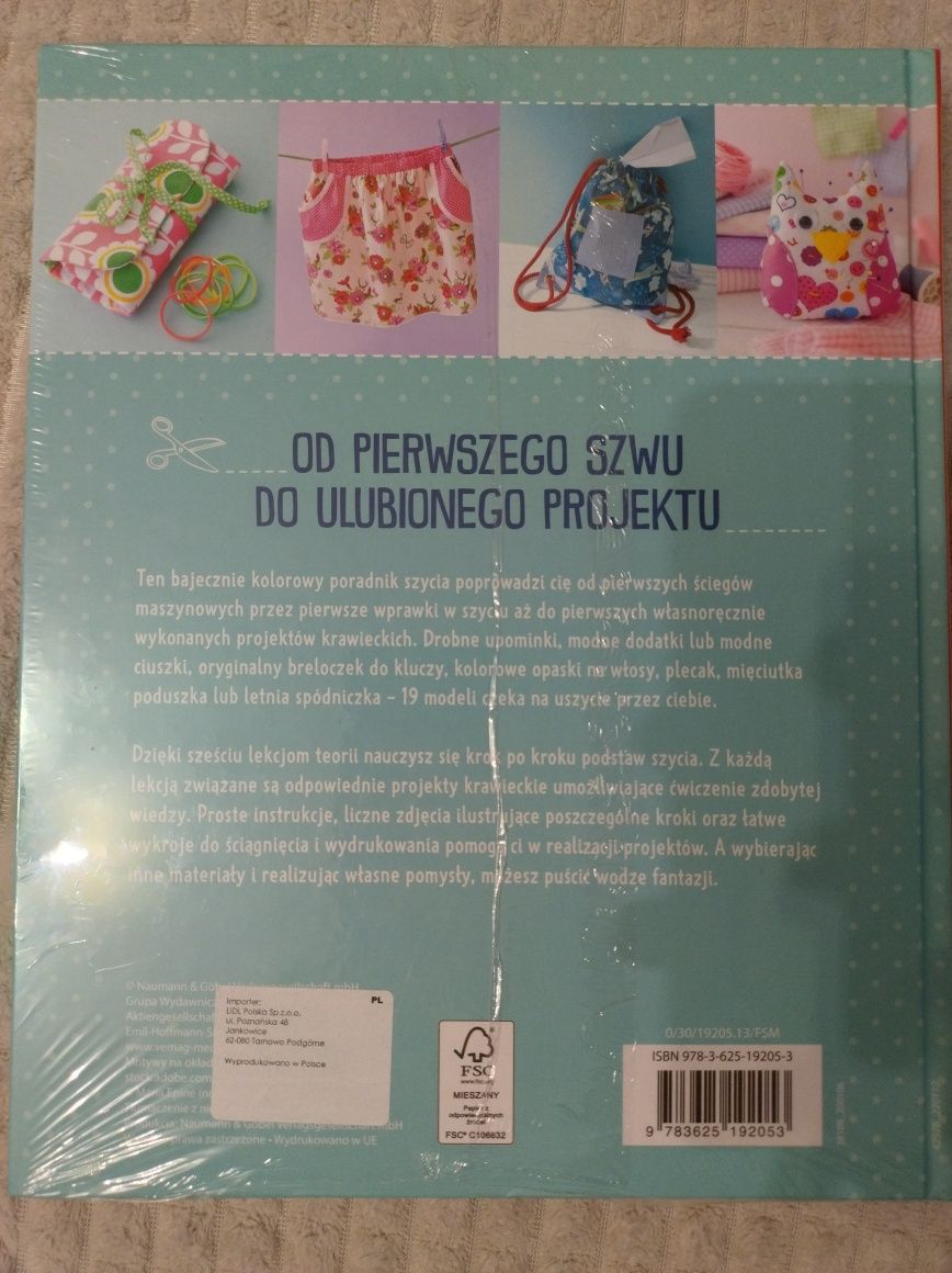 zestaw 5 książek szkoła szycie torby i torebki sukienki i spódnice