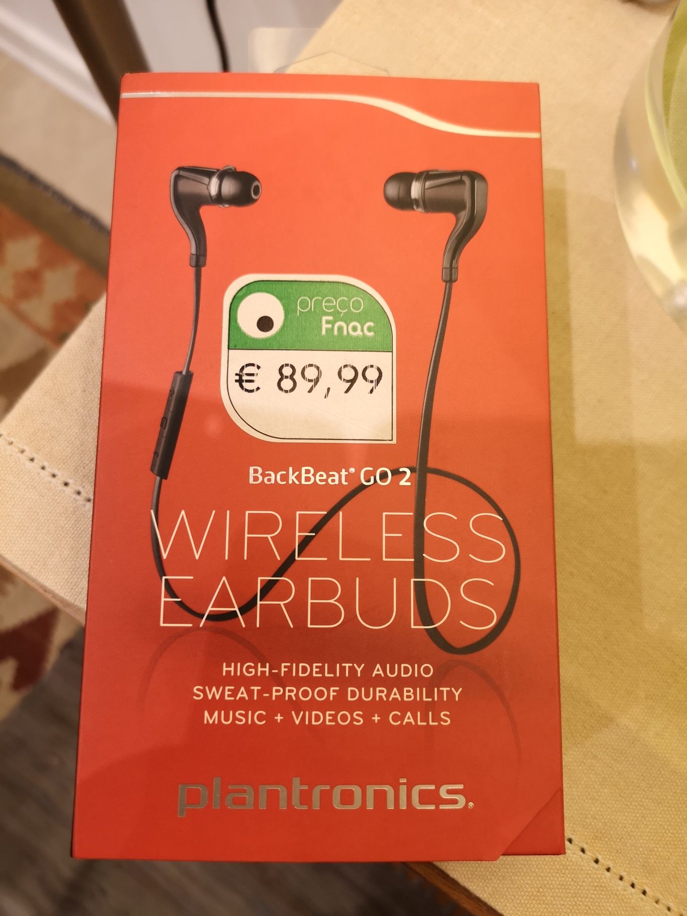 Auriculares sem fios Plantronics Backbeat Go 2
