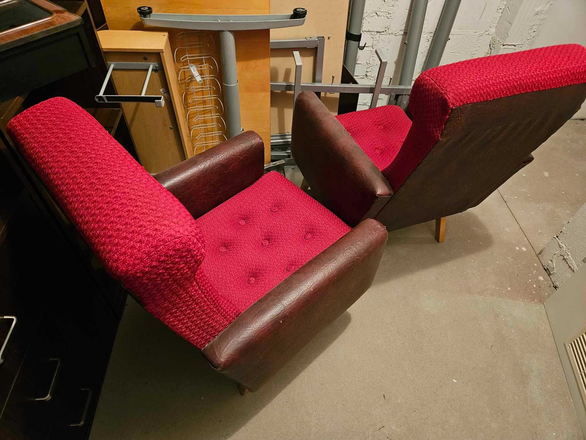 Dwa Fotele Vintage/PRLowskie w dobrym stanie