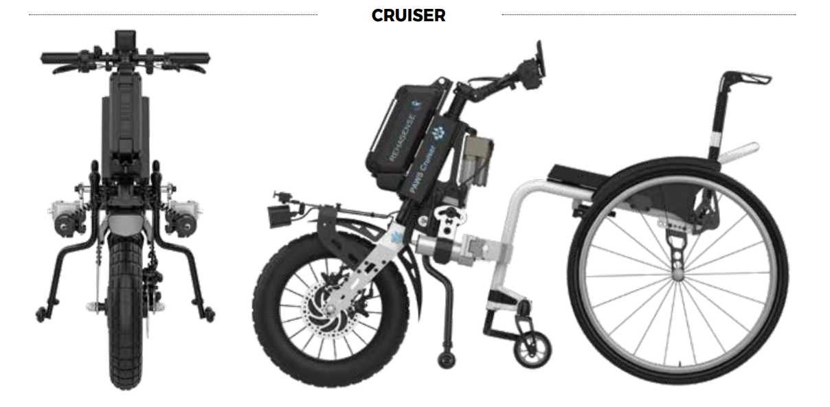 Przystawka do wózka inwalidzkiego Rehasense Paws Cruiser