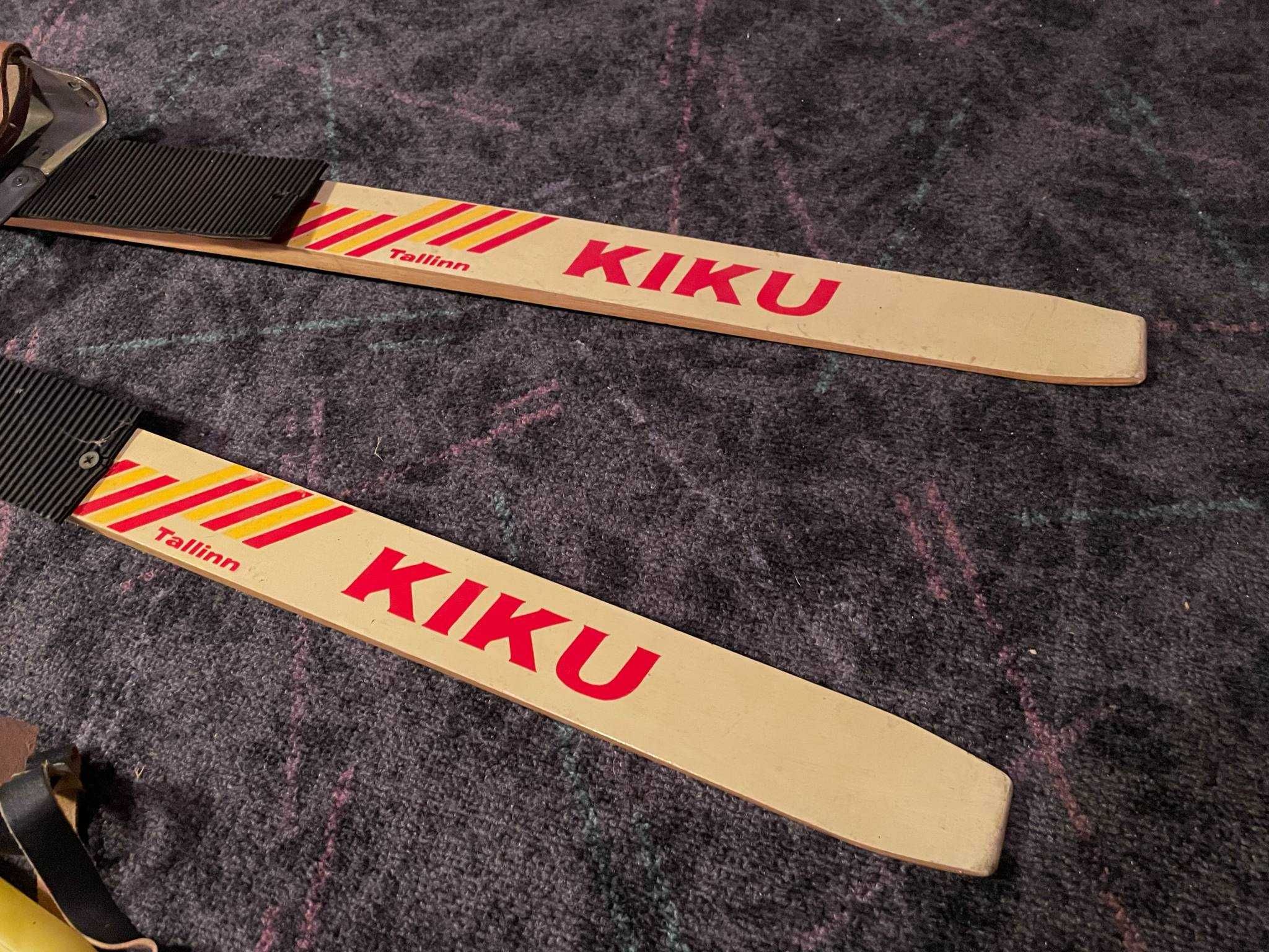 Narty Desurek Kiku 135 + kijki - lata 80te. Nowe.