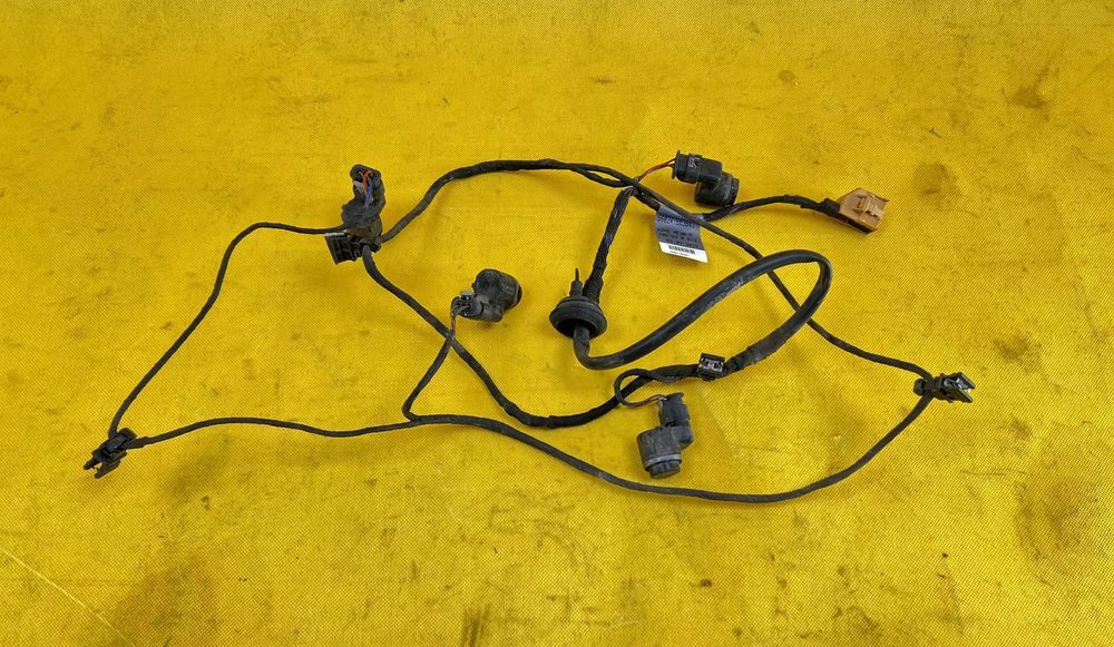 Wiązka + 4x Czujniki PDC Zderzaka Tył 8K0971104AC AUDI A4 B8 Oryginał