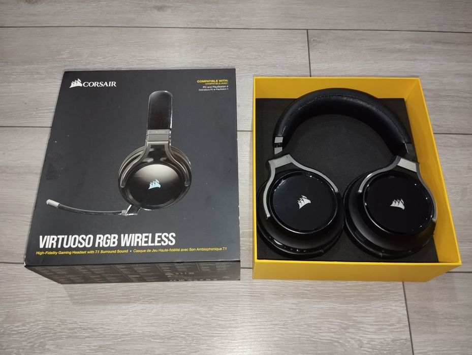 Słuchawki Corsair Virtuoso RGB Wireless