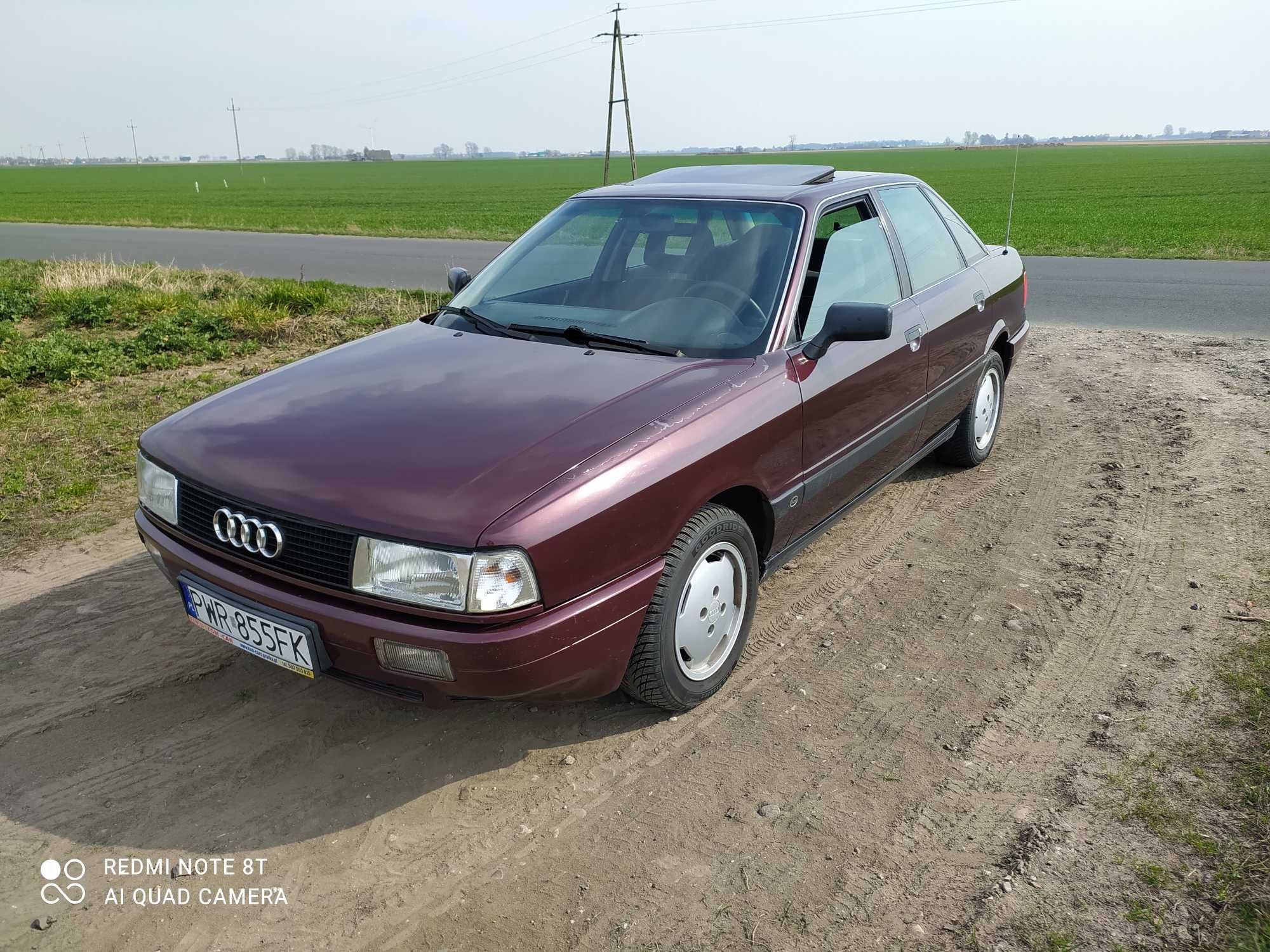 Audi 80 B3 1,8 S Comfort Edition, zarejestrowany