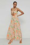 Warehouse długi kombinezon wzór 42 XL boho