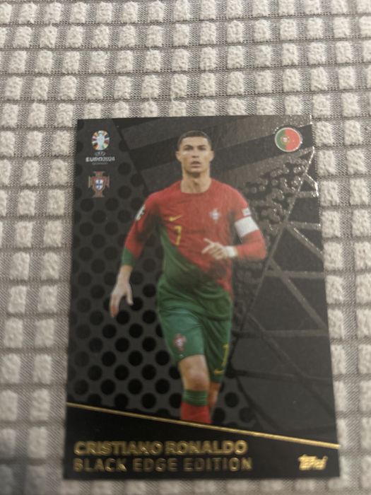 Carta colecao Euro 2024 CR7 Topps