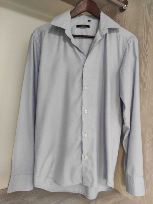 Костюм Arber однобортный прилегающего силуэта синий