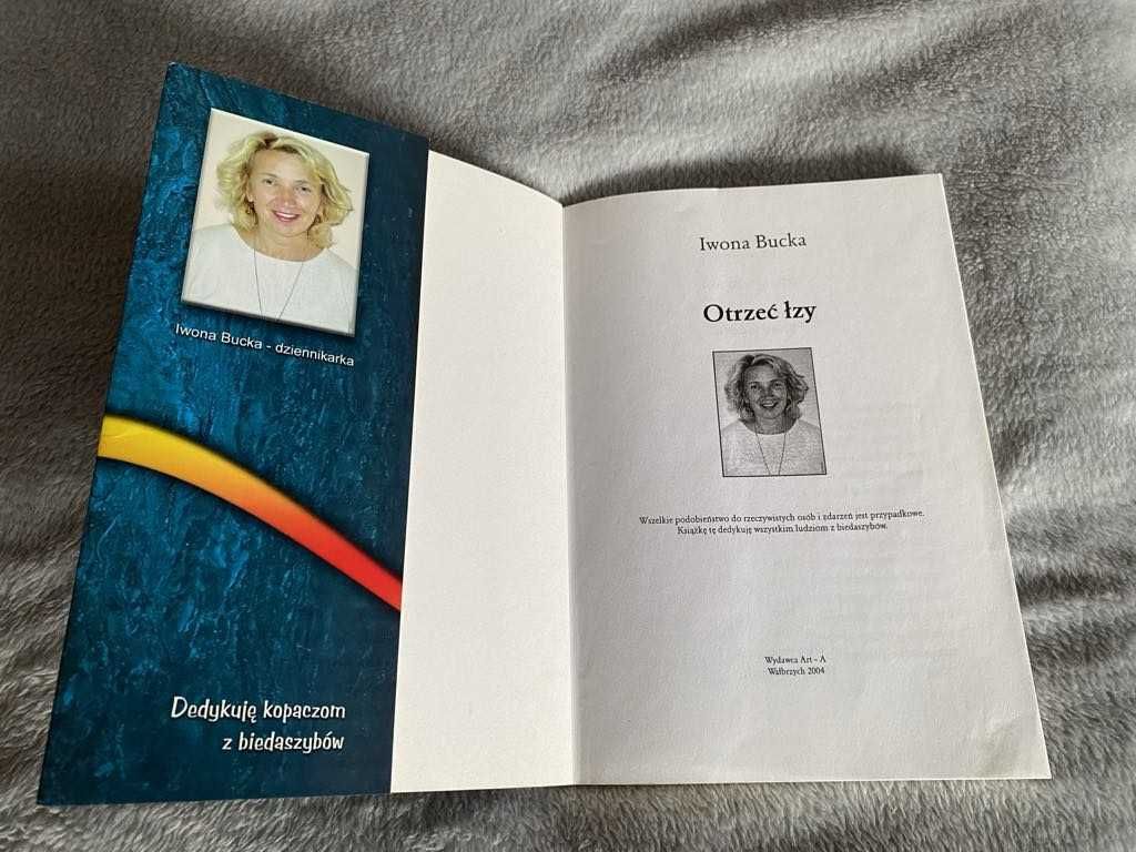 Książka Iwona Bucka "Otrzeć łzy".