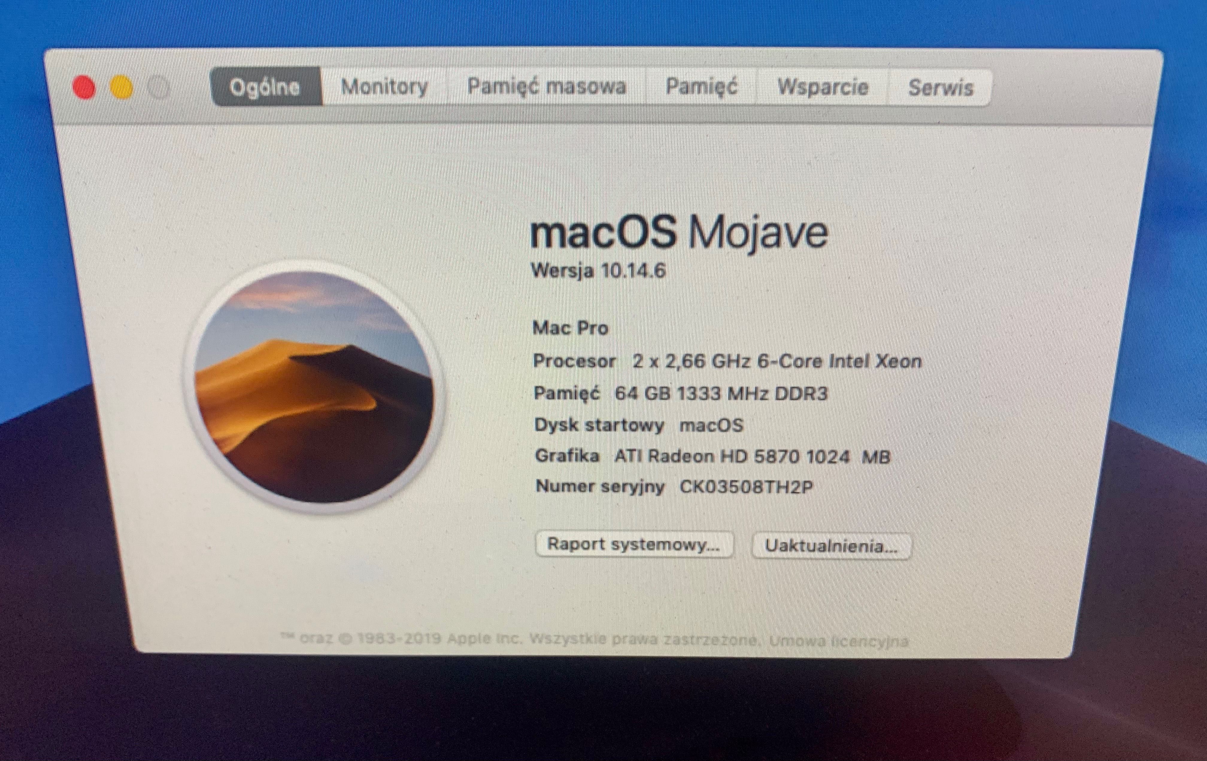 Apple Mac Pro 5.1 2x Xeon 2,66 12core /24 t ram 64GB radeon 5770