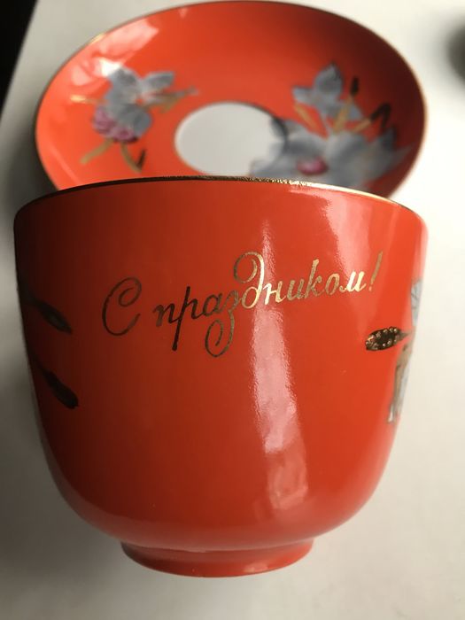 Чайная пара Мальва подарочный вариант