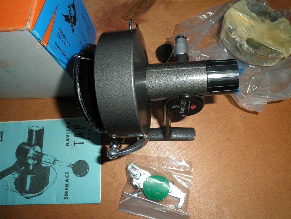 kołowrotek TOKOZ TAP 451 czechosłowacki zabytek kolekcjonerski