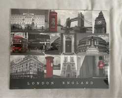 Plakat Londyn w antyramie plexi