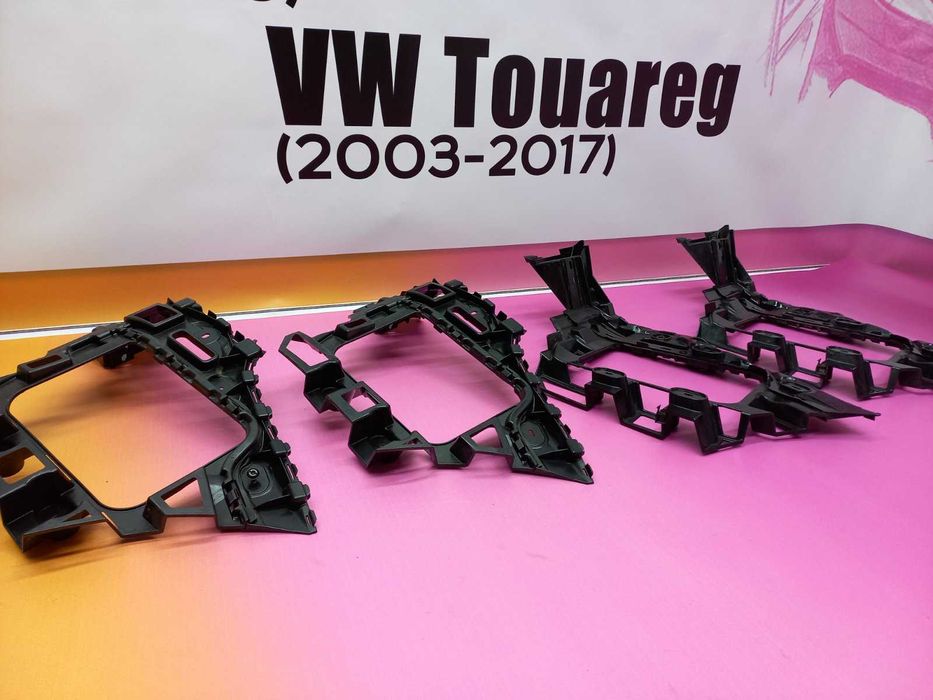 Крепление Кронштейн заднего бампера Touareg NF 7P Туарег НФ 2010-2014