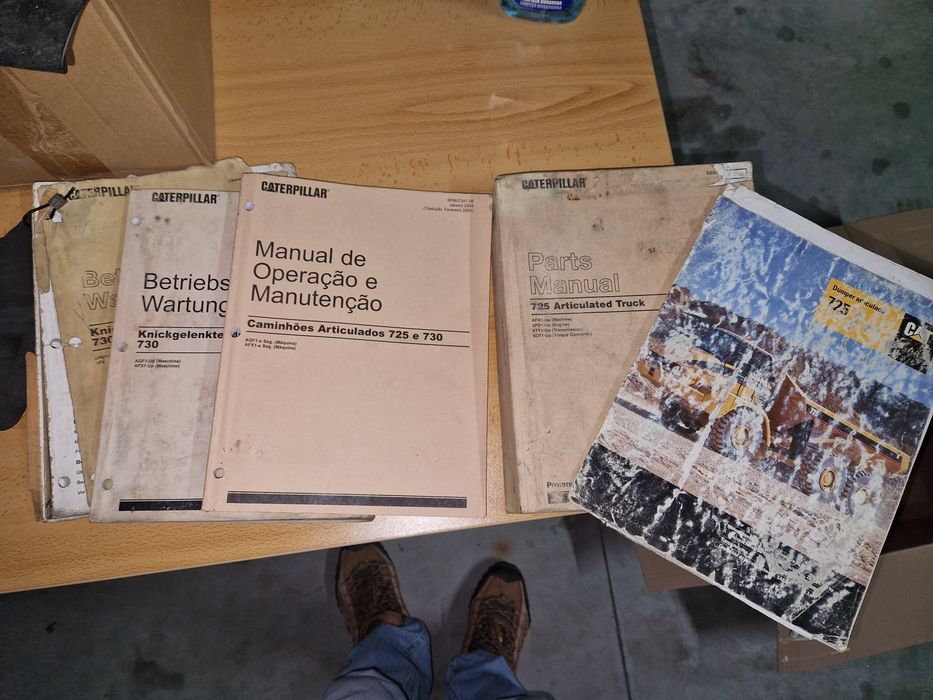 Manuais de escavadoras