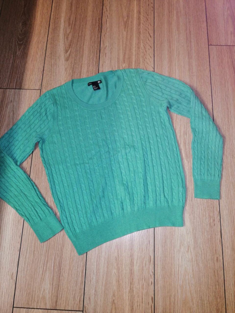 Sweterek zielony S z H&M