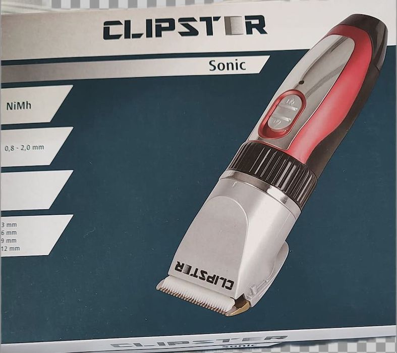 Máquina de tosquiar com bateria Kerbl Sonic - Conjunto completo