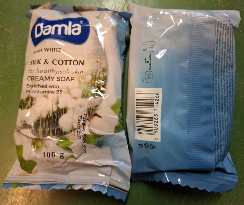 14 szt. mydło Damla "Silk & cotton"