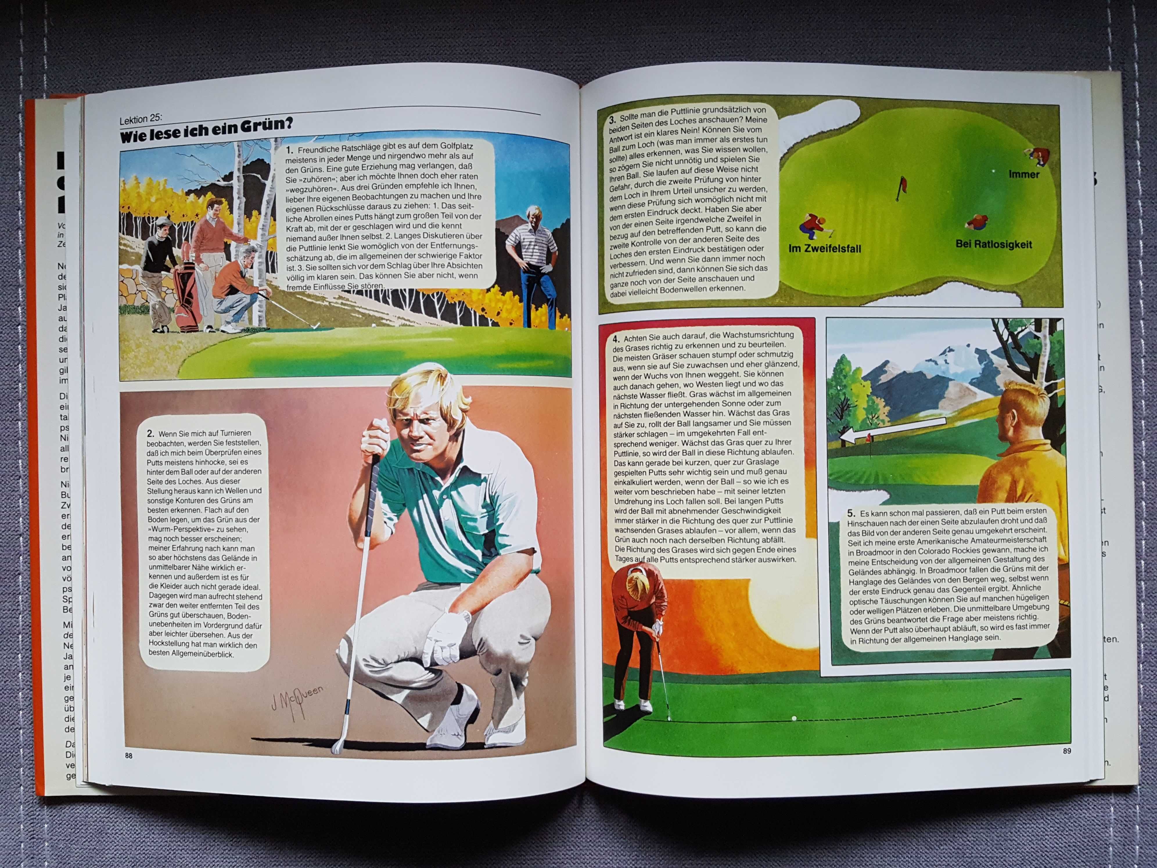 Golf Księga 1000 porad - Jack Nicklaus Ken Bowden - poradnik 42 lekcje