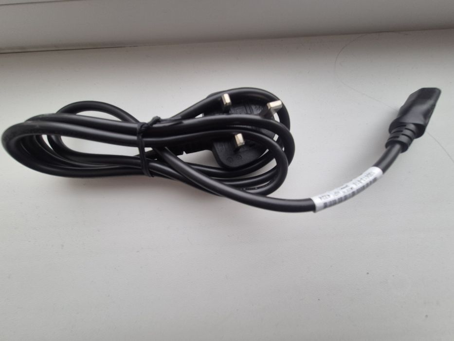 Kabel zasilający wtyczka angielska UK, oryginalnie z drukarki HP