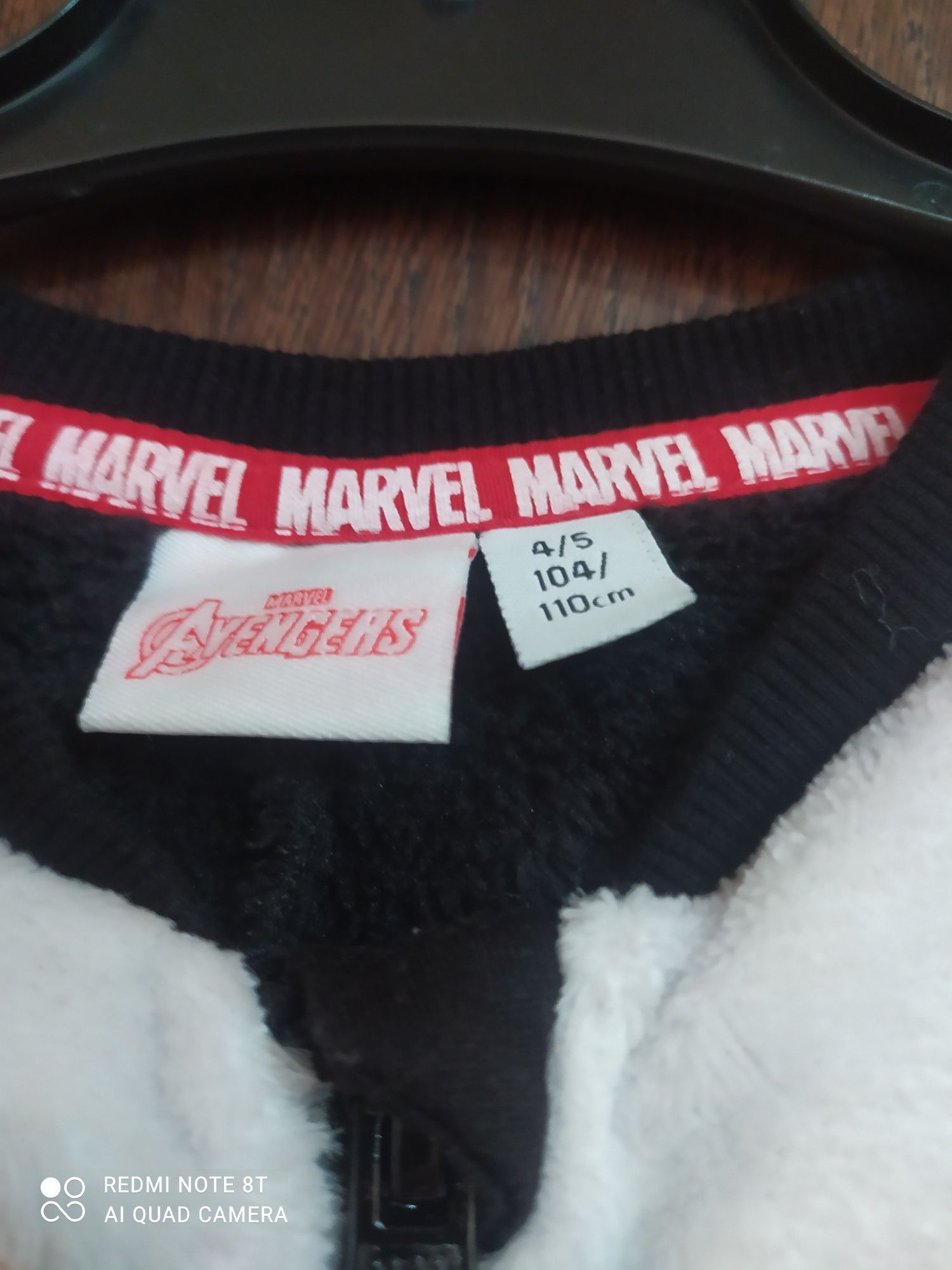 Kombinezon pajac piżama polarowa kostium przebranie Marvel r 104/110