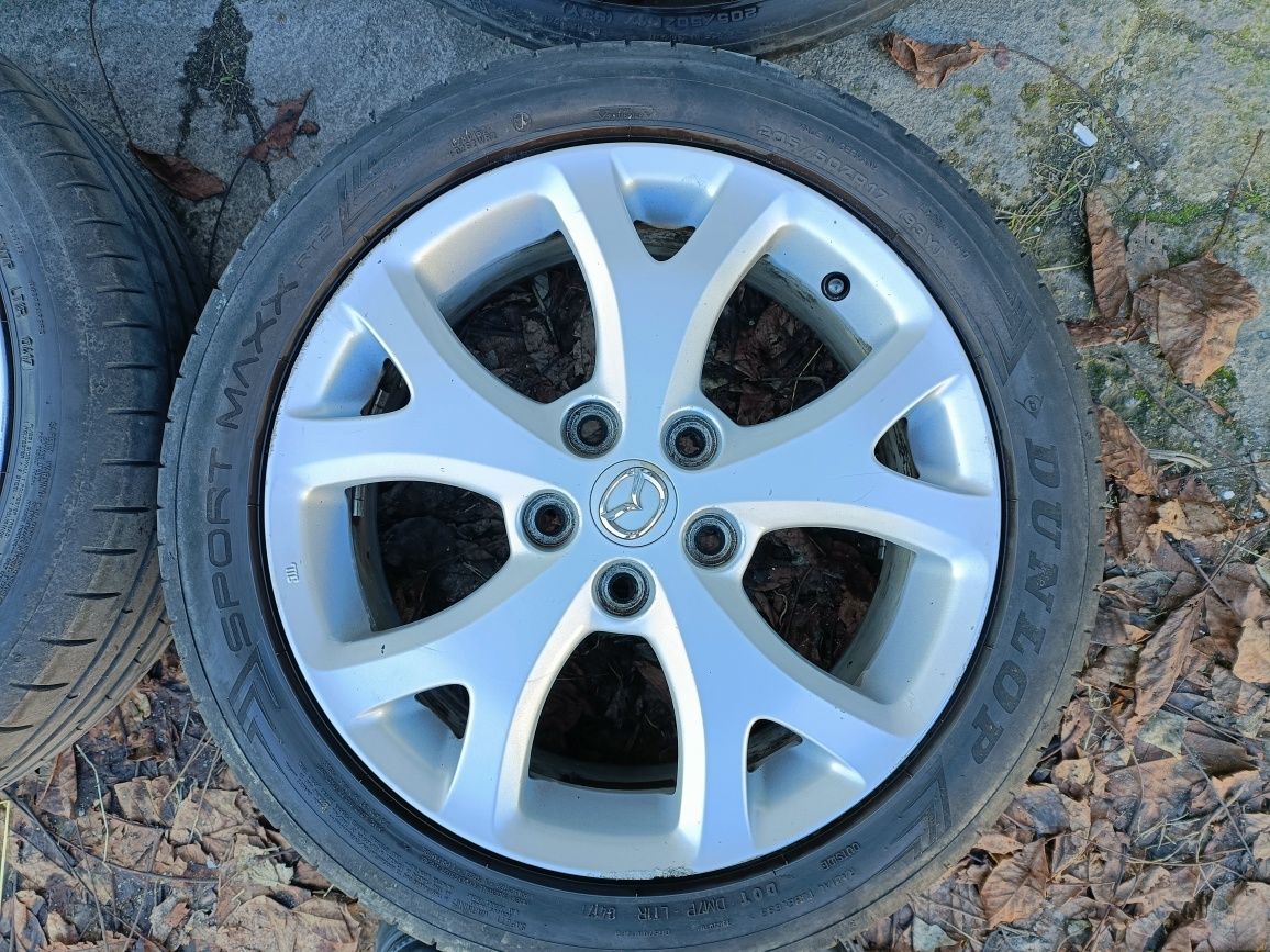 Koła 205/50/17 oryginalne Felgi Mazda 17" 5x114.3