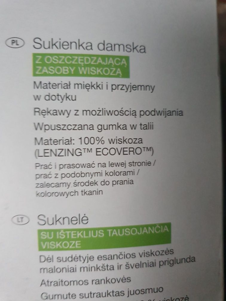 Sukienka damska esmara w kwiaty