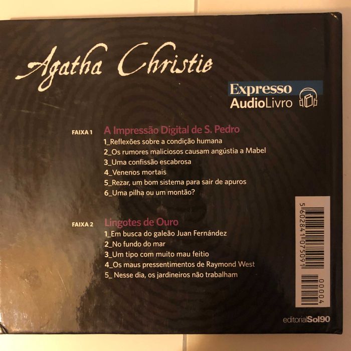 Audio Livro de Agatha Christie
