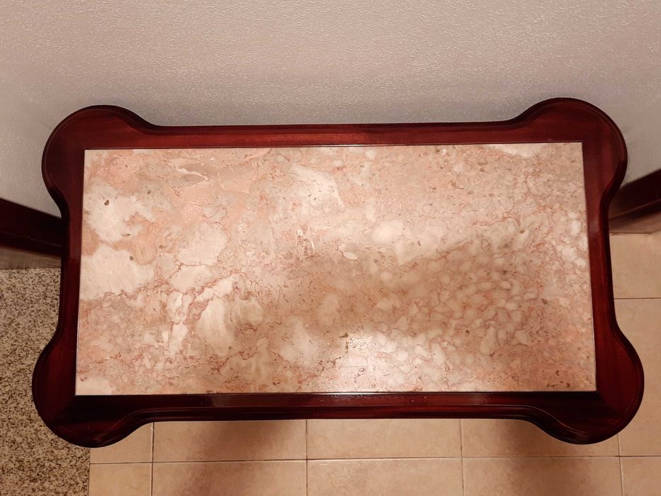 Conjunto de mesas de centro e canto para sala de estar