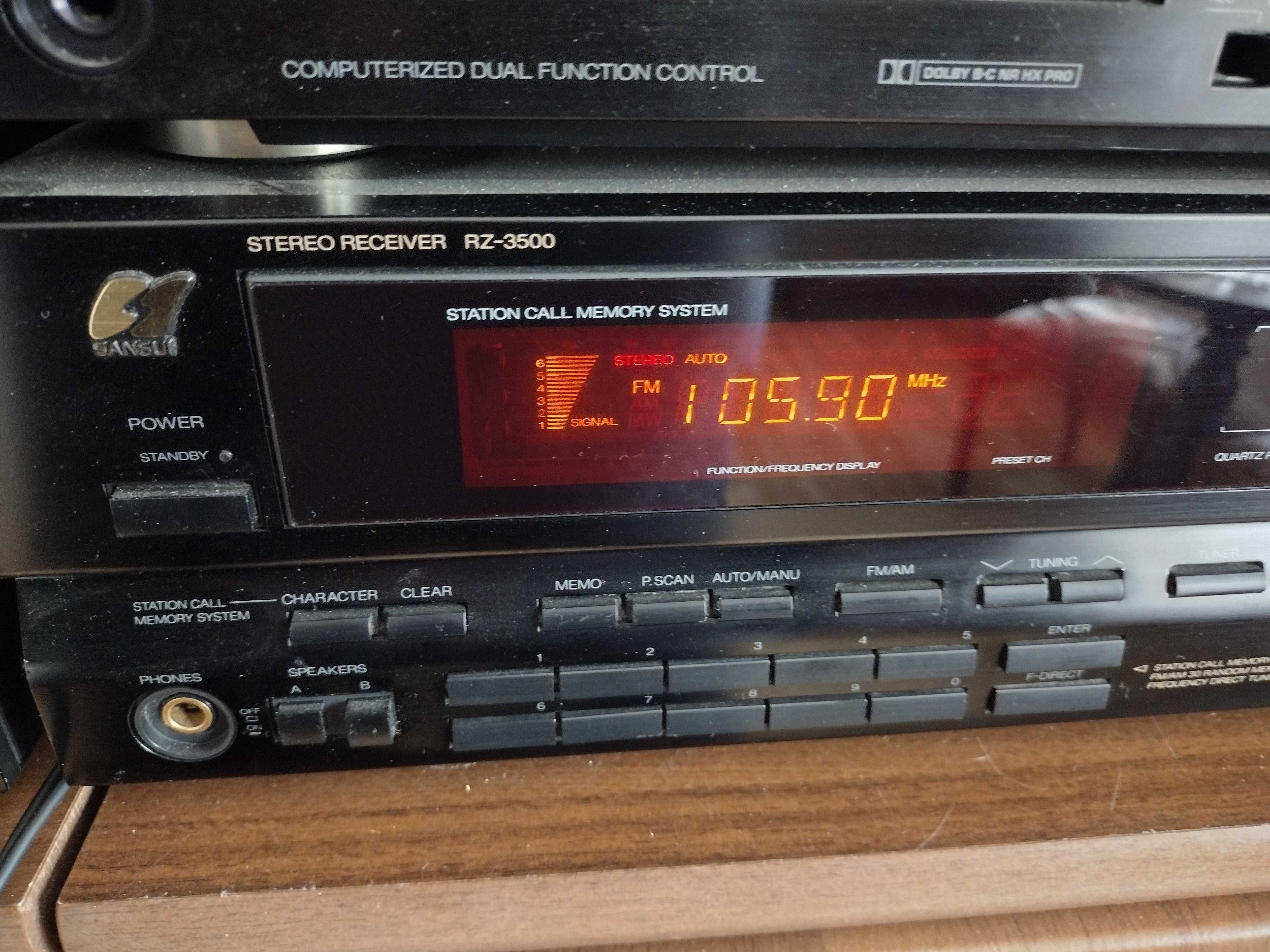 Sansui  RZ-3500  Sansui deck D-X301 i R / nie diora unitra sharp gf