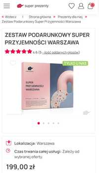 Zestaw podarunkowy voucher Super przyjemności prezent Warszawa