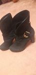 Buty damskie zamszowe