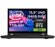 Lenovo ThinkPad T15g G2 i9-11950H 64GB	1TB GF RTX 3080 16GB 15,6" UHD