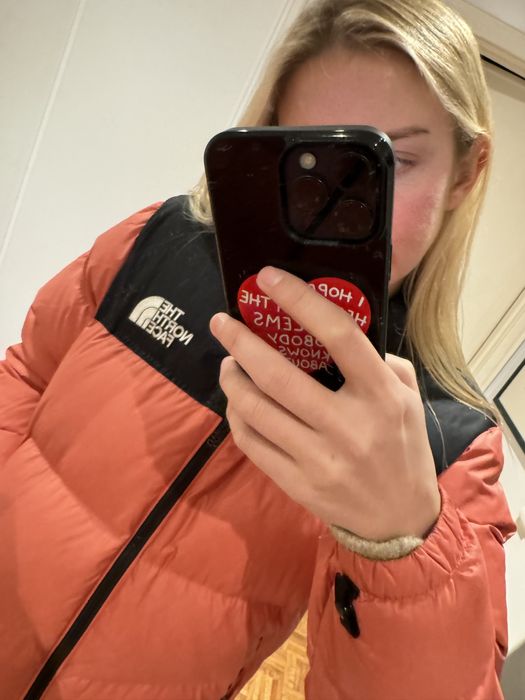 North Face 700 Puffer Jacket Pink Salmon