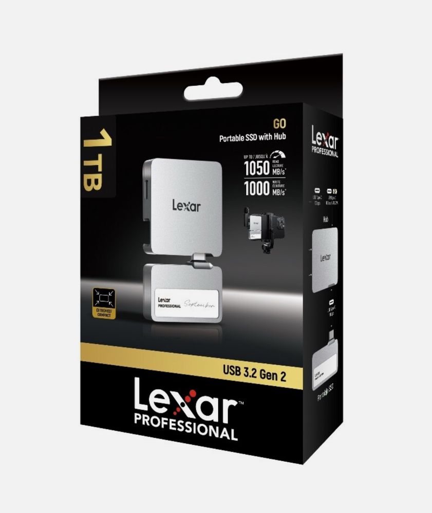 LEXAR Portable SSD 1TB SL400 з хабом
