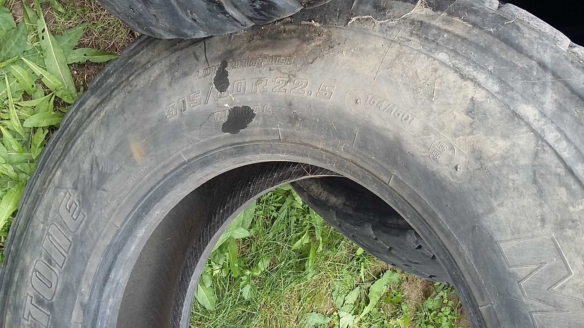 opony używane 315/80R22,5 Bridgestone M729