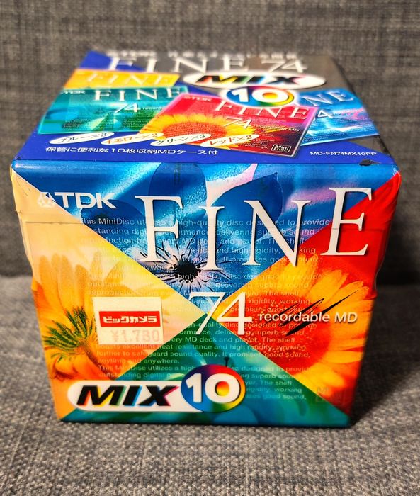 Минидиски в коробке TDK Fine 74 min 10 шт