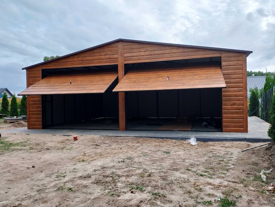 OCYNK Garaż Blaszany OCYNKOWANY-NA BUDOWĘ- Garaże Blaszane - Maj-Blach