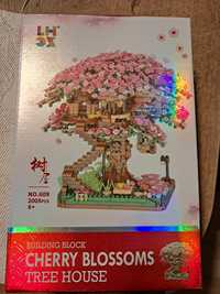 Klocki drzewko bonsai/ kwiat wiśni