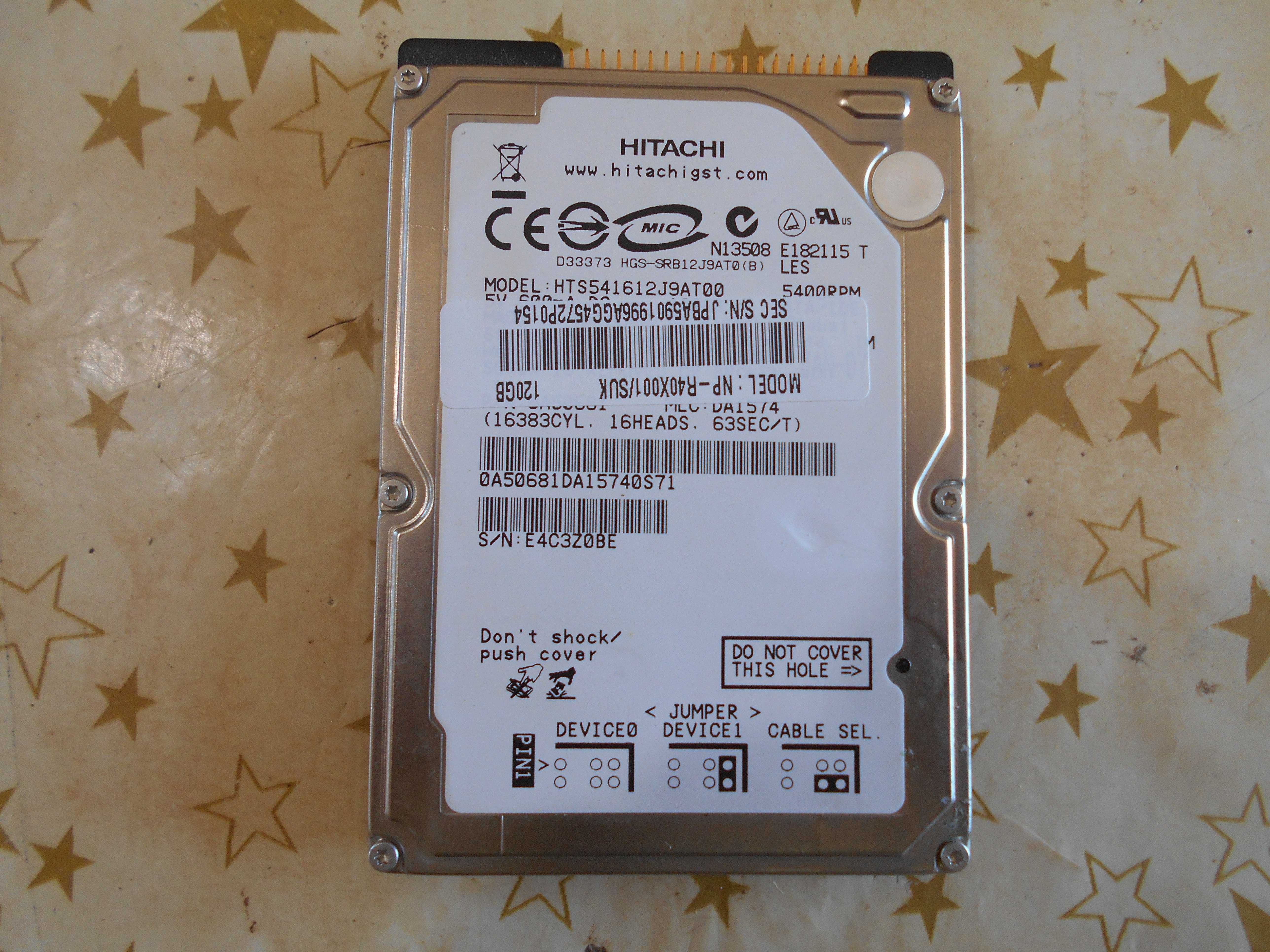 Disco Hitachi 120GB IDE