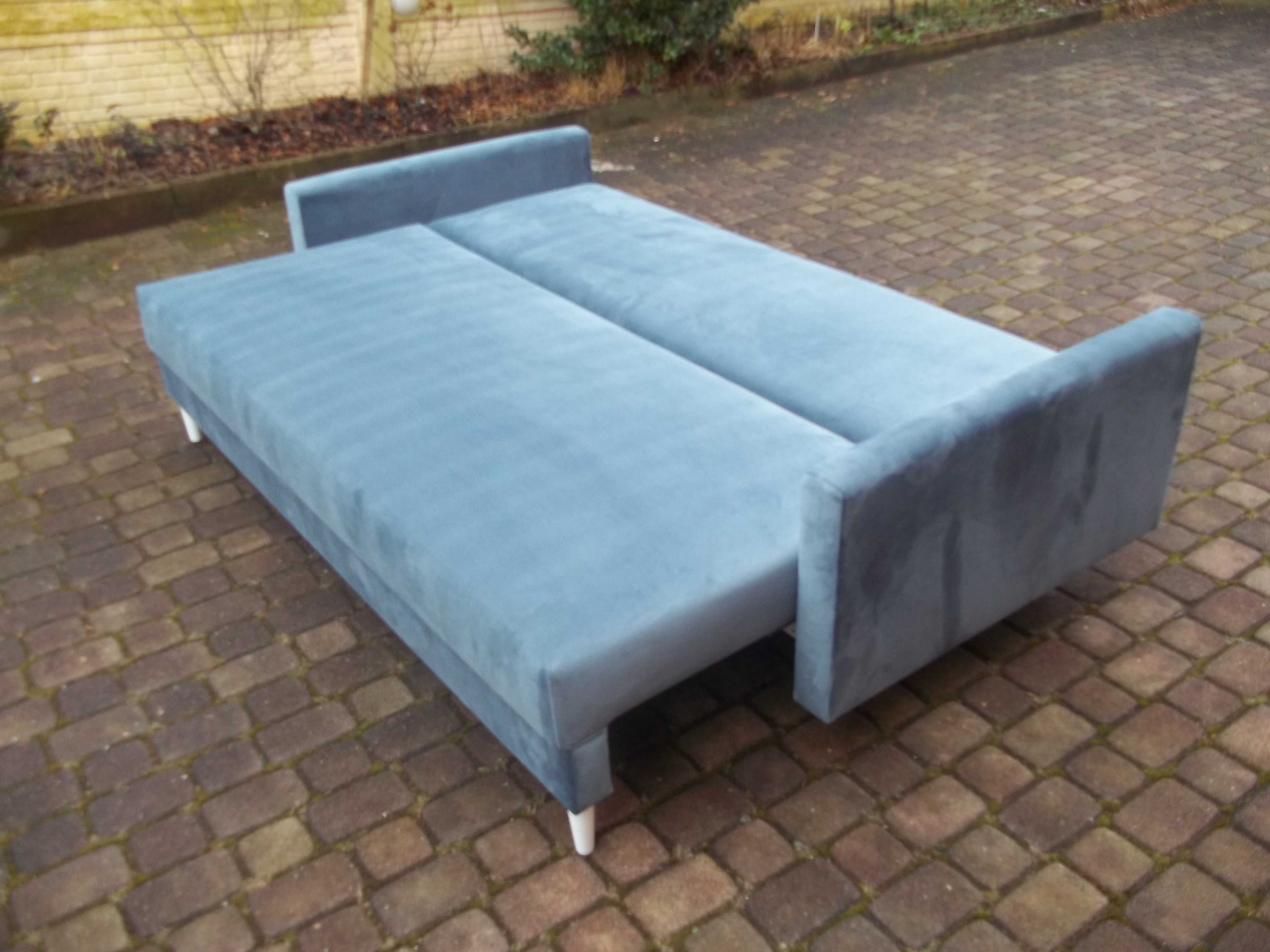kanapa/sofa w stylu skandynawskim-wygodna pow spania/ sprężyny