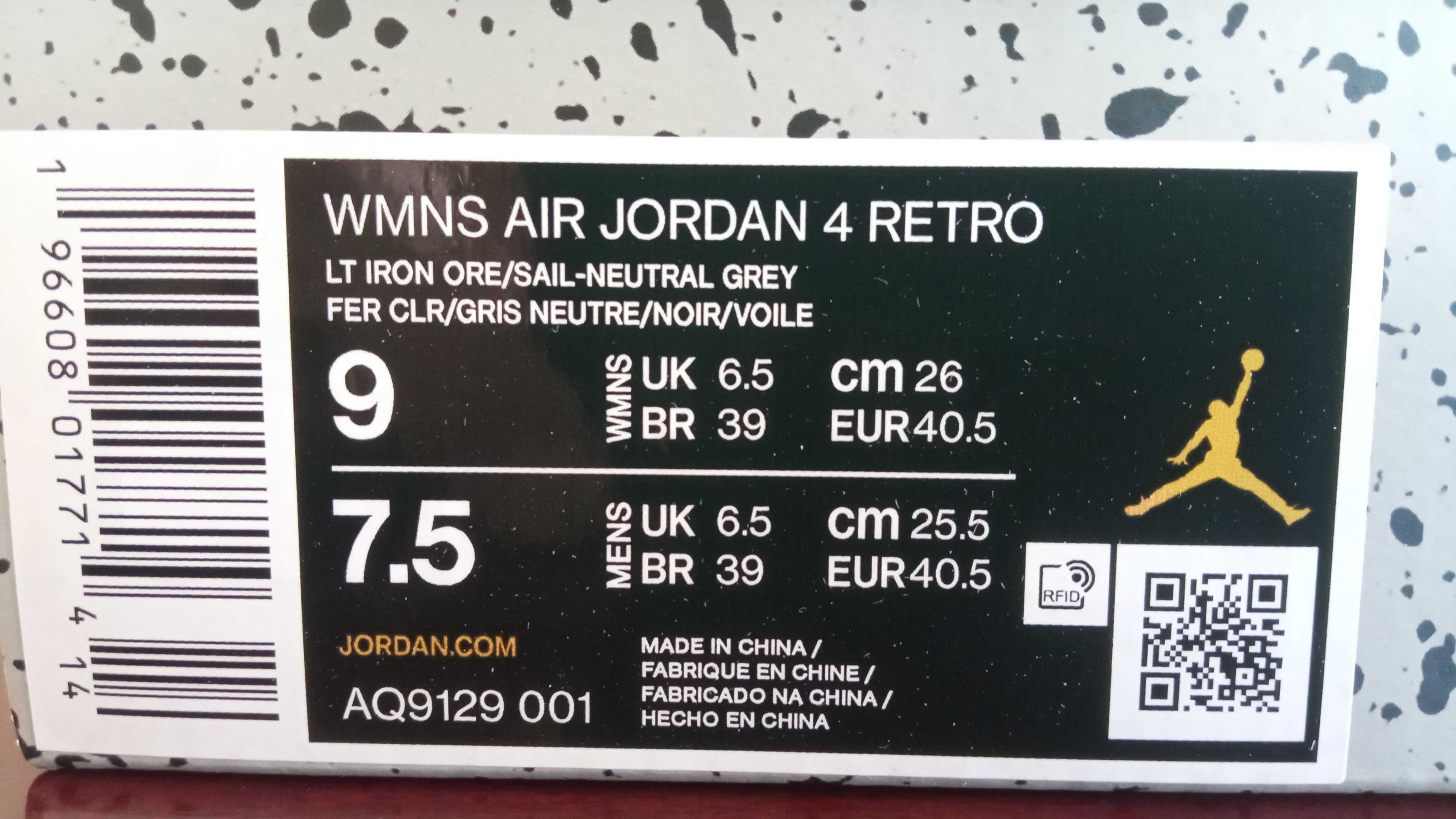 40,5 Buty Nike Air Jordan 4 Frozen Moments