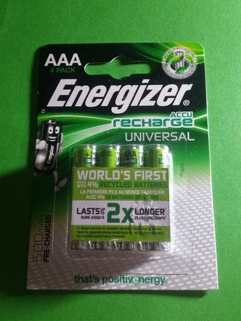 Akumulatorki baterie AAA HR03 Energizer 4 sztuki