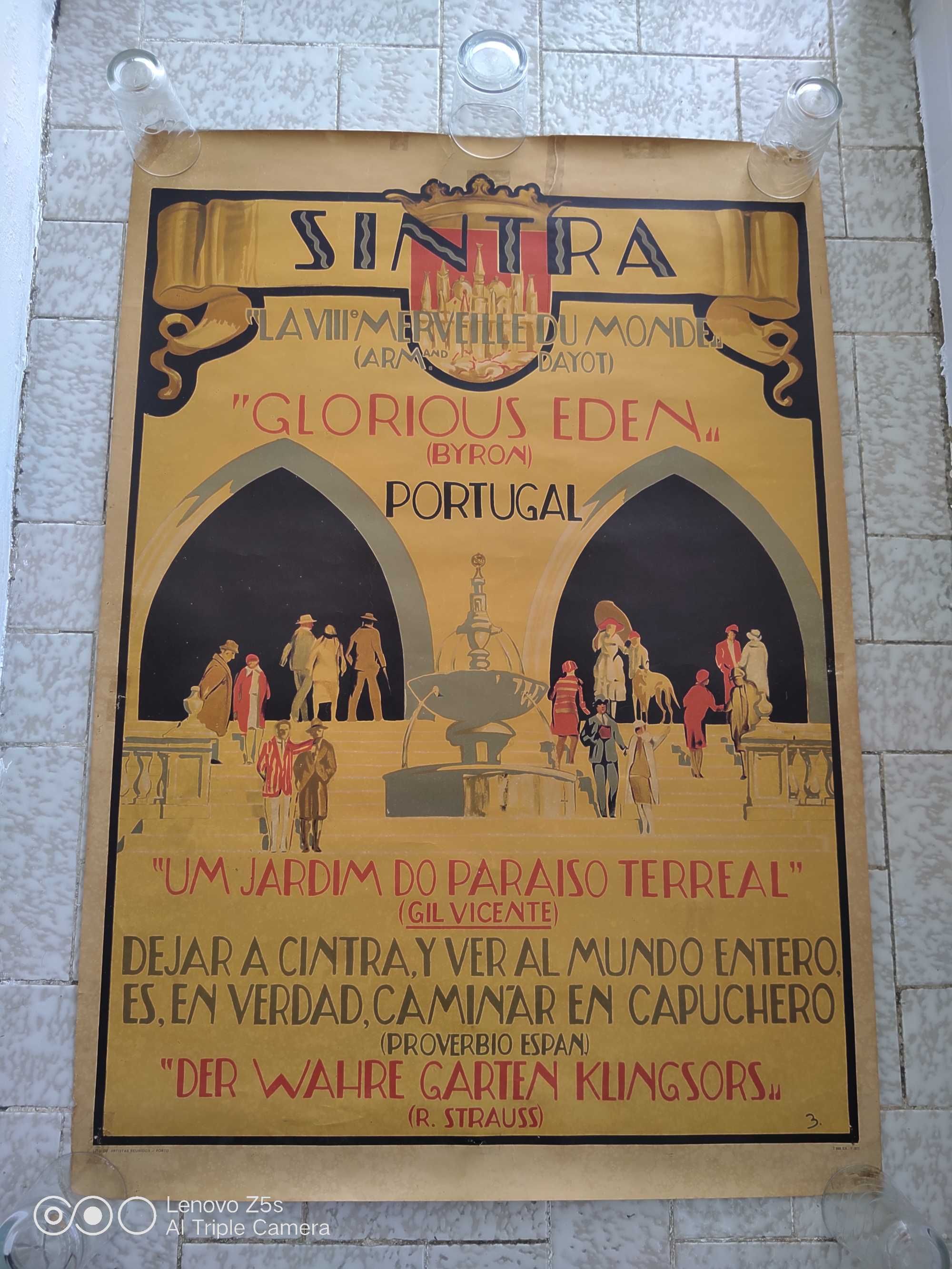 Cartaz de Sintra.(antigo e raro)