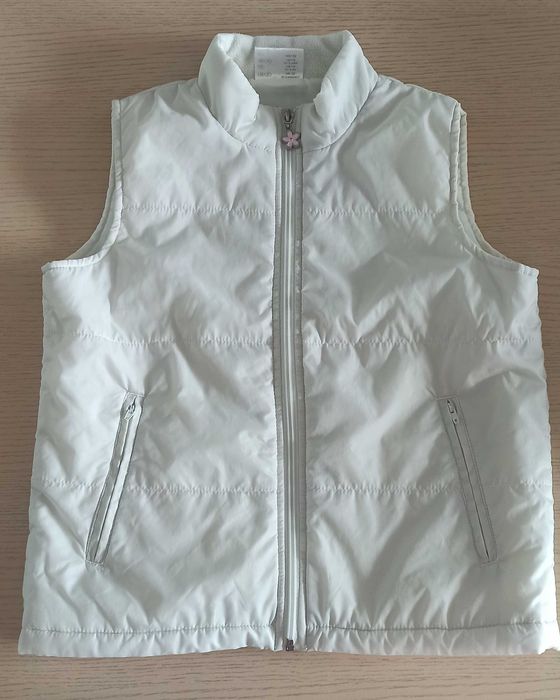 Kamizelka dziewczęca 146, beżowa