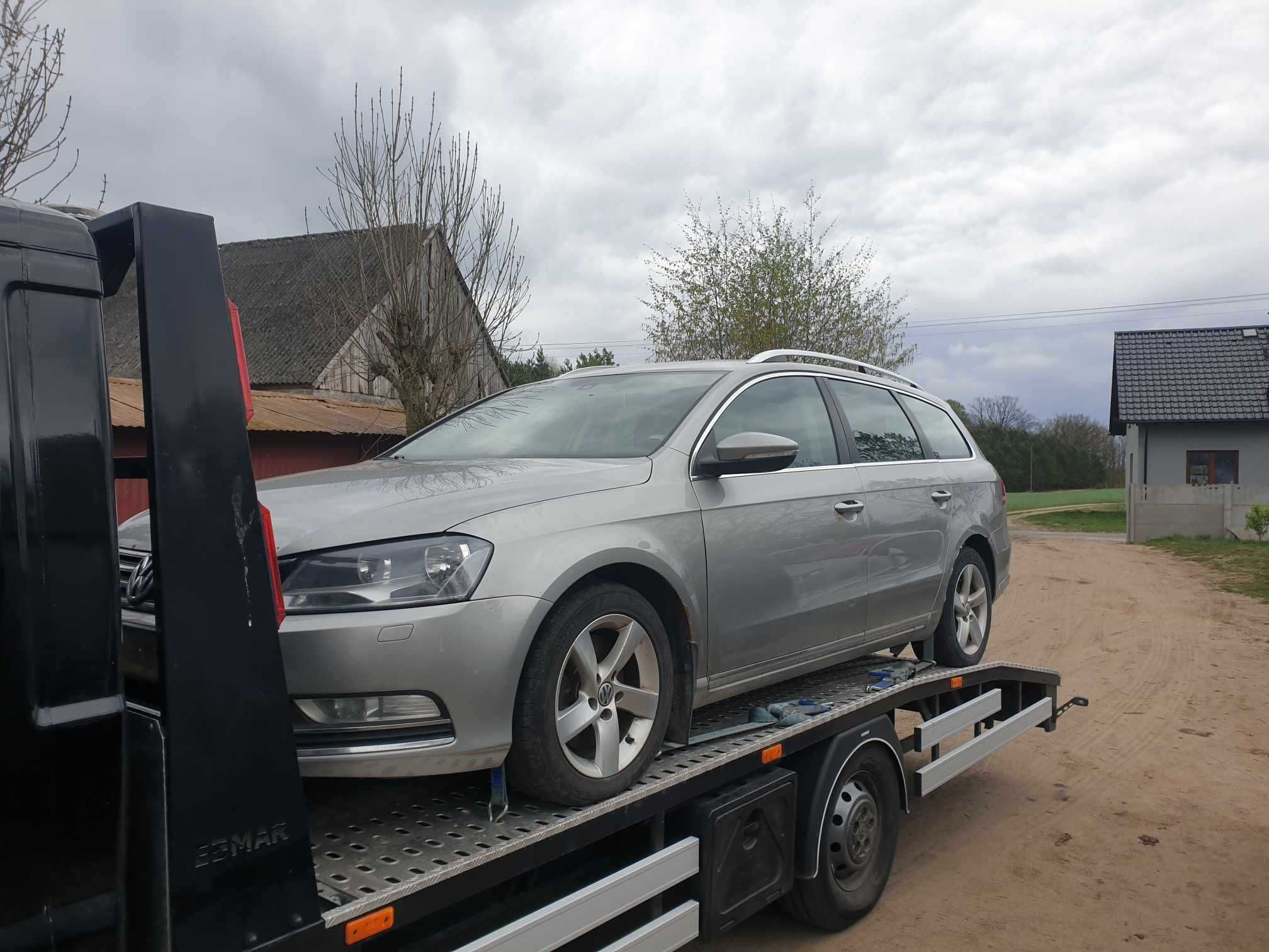 Passat b7 2.0tdi 2014r kombi bogate wyposażenie Bezwypadkowy